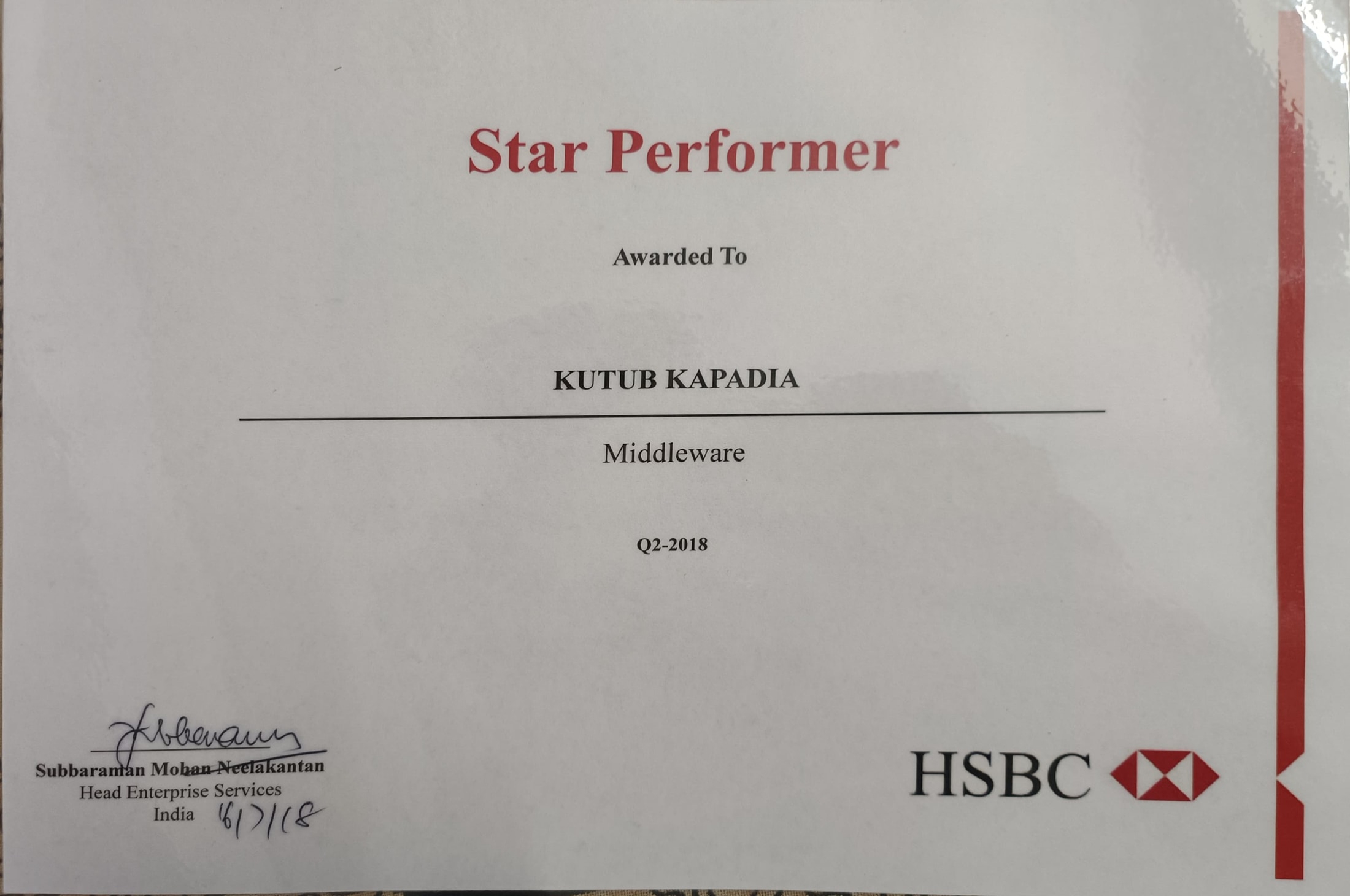 Star Performer